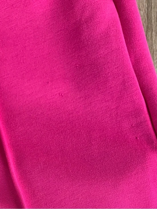 High Rise Wide Leg Hot Pink Women’s Pants Size XS NWT Elastic Back Waistband - Picture 14 of 15